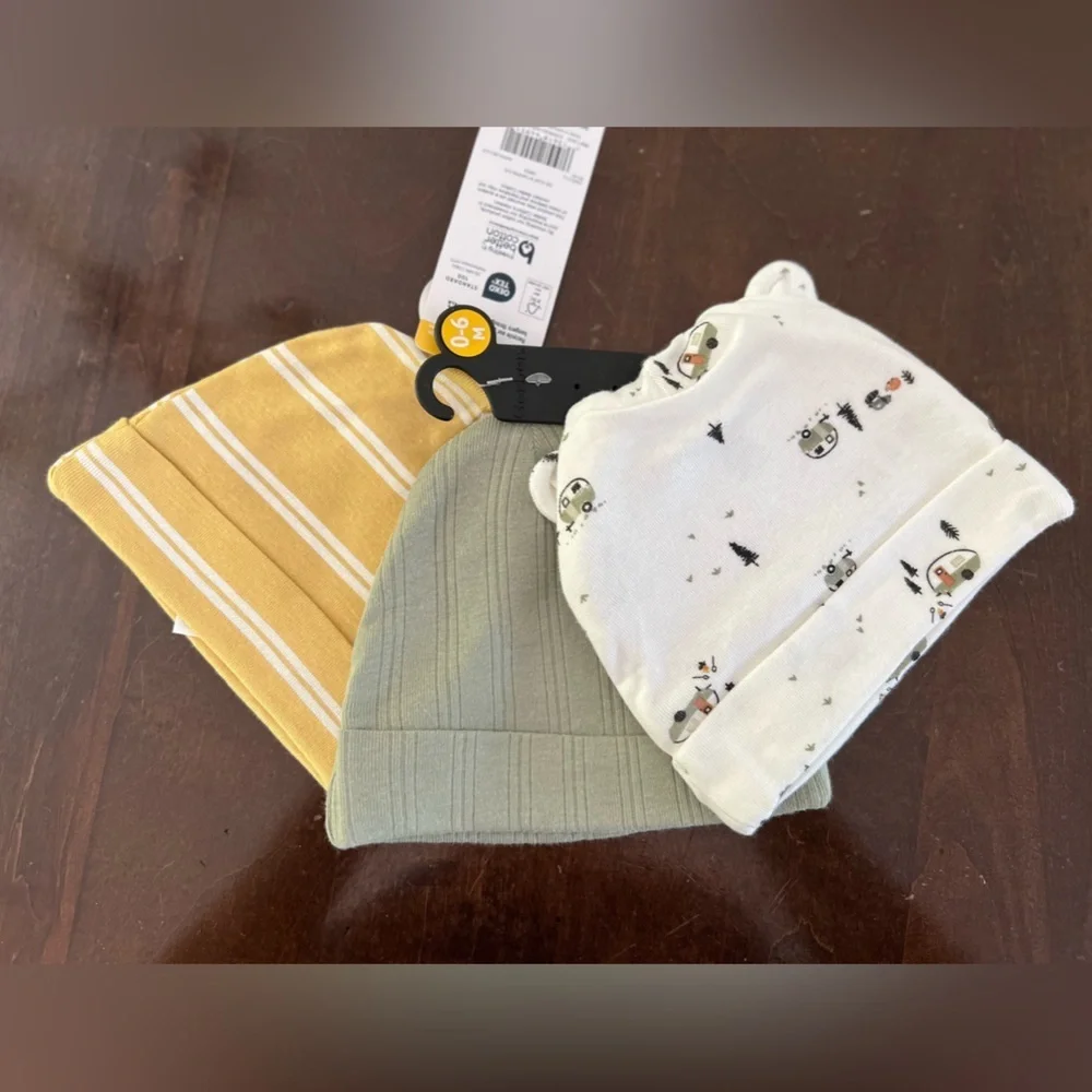 Baby infant gerber 0-6M hats